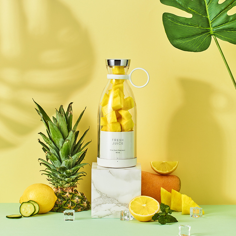 便攜式多功能USB充電榨汁杯 水果電動果汁攪拌杯!手動榨汁!純果汁 無果渣!