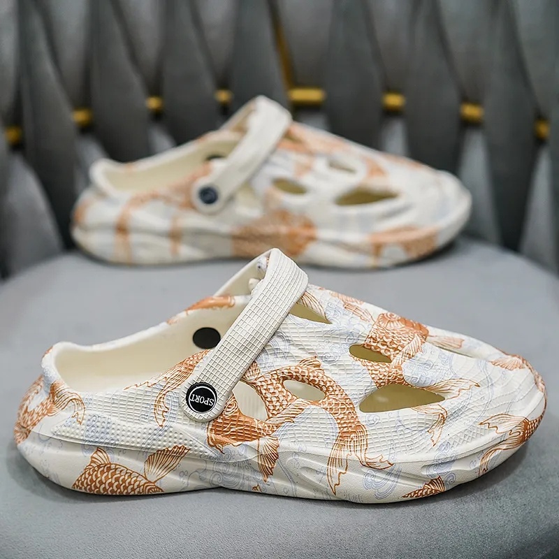 韓國爆款，男星夏季都愛穿，懶人一腳蹬，透氣、防滑、軟底、百搭  適合日常生活的理想鞋子，一鞋兩穿，拖鞋&休閑鞋，外出居家都能應對！