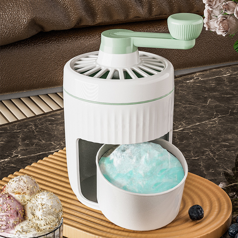 刨冰機家用小型綿綿冰機器 擺攤手動刨冰神器製冰機冰沙手搖碎冰機