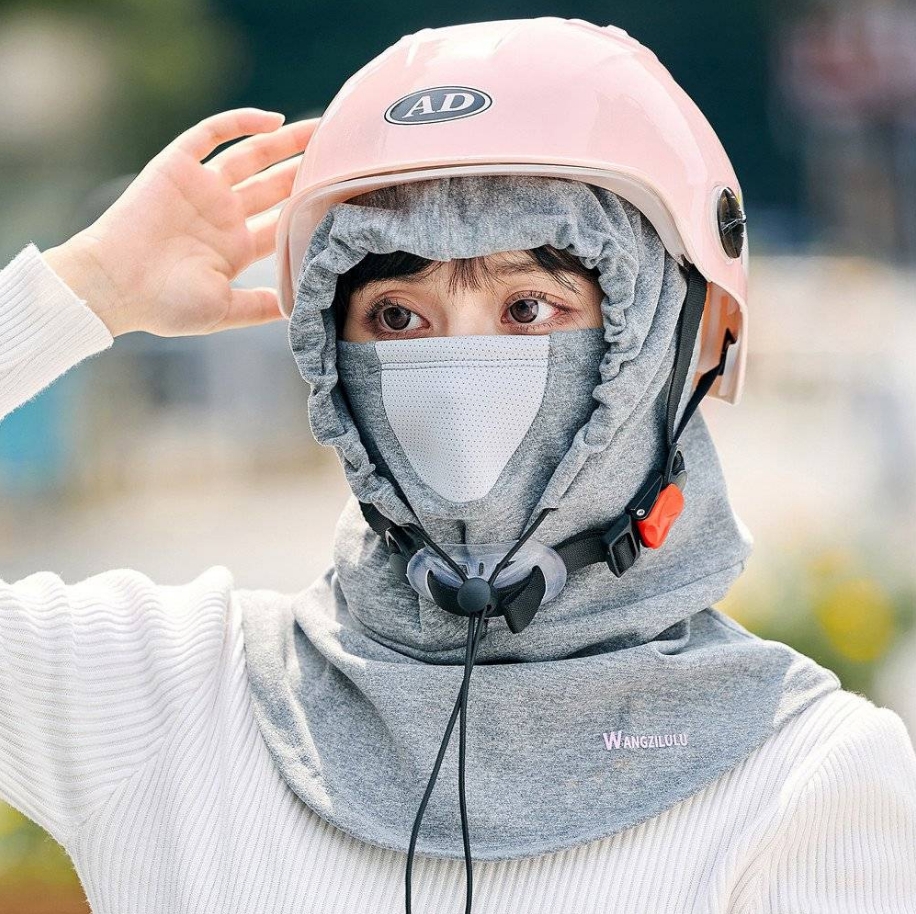 【4合一保暖帽】秋冬户外骑行，一定要有这款面罩一體帽，防風保暖騎行不怕冷